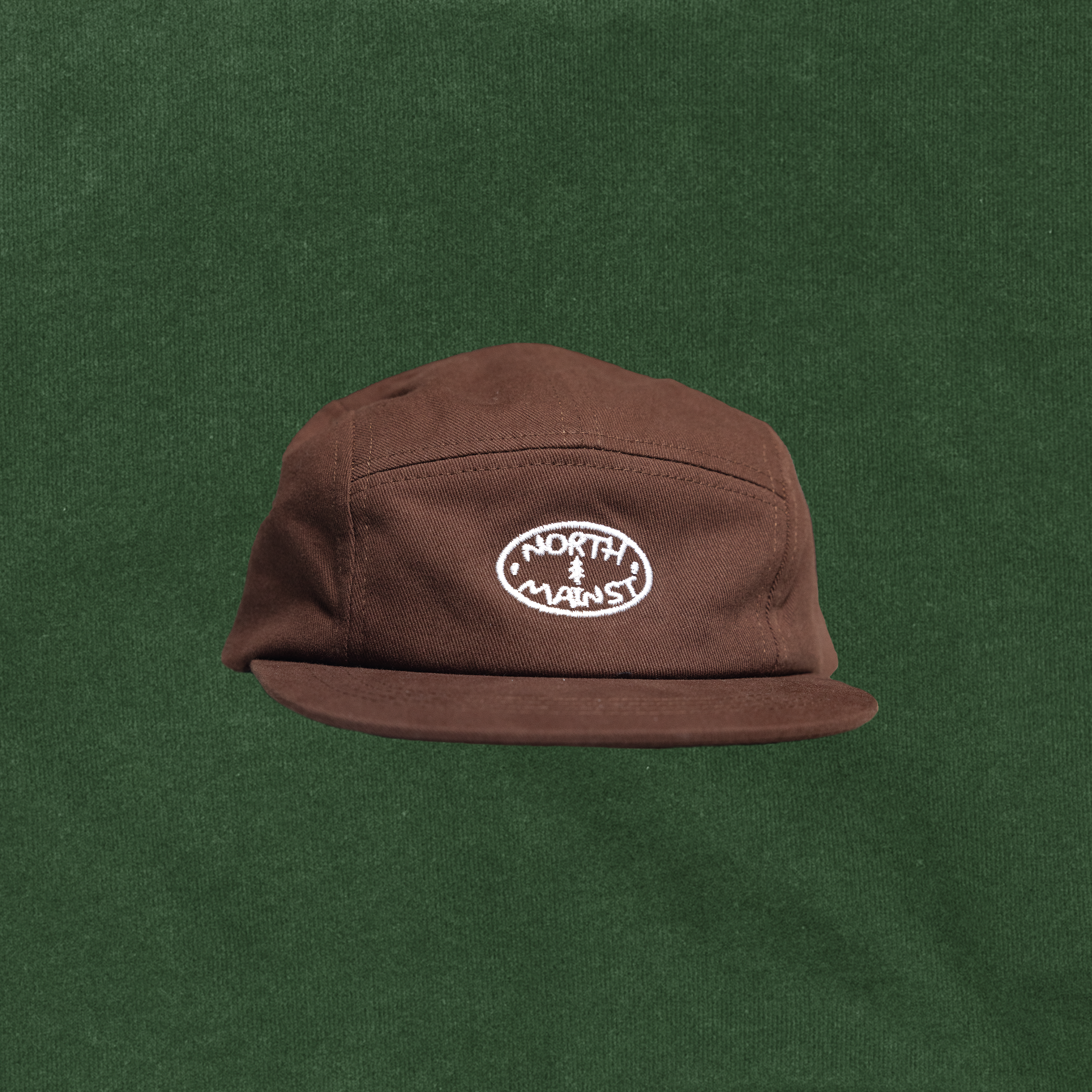Brown "Logo" Camper Hat